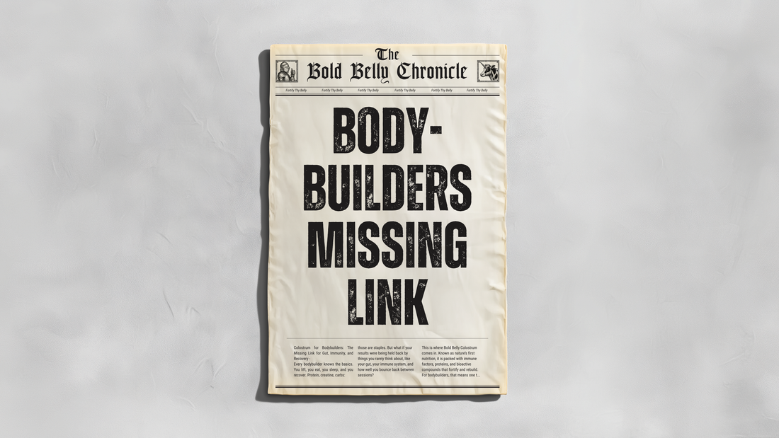 Colostrum for Bodybuilders: The Missing Link for Gut, Immunity, and Recovery