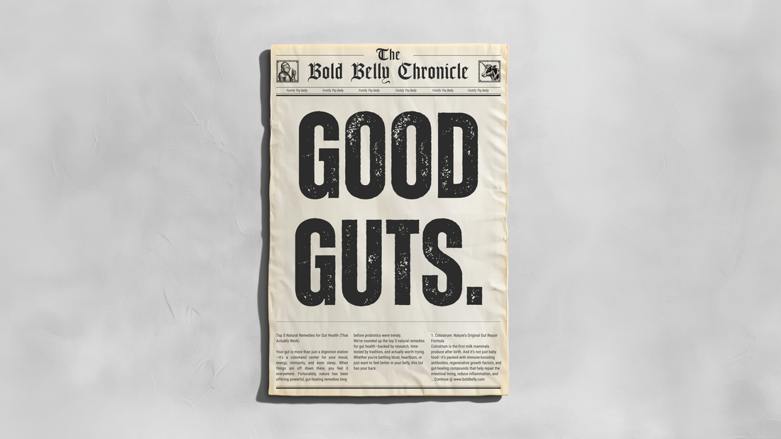Top 5 Natural Remedies for Gut Health (That Actually Work)