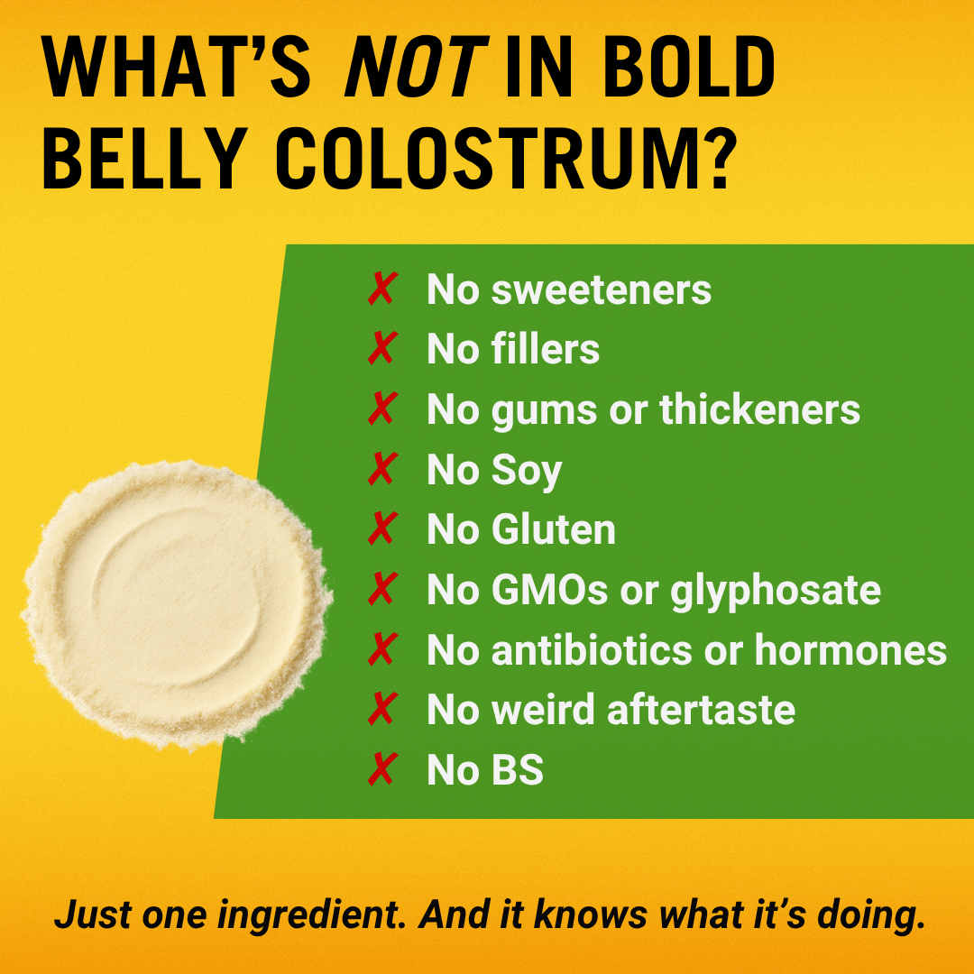 Grass-Fed Colostrum Superfood Powder – Gut, Immunity & Glow
