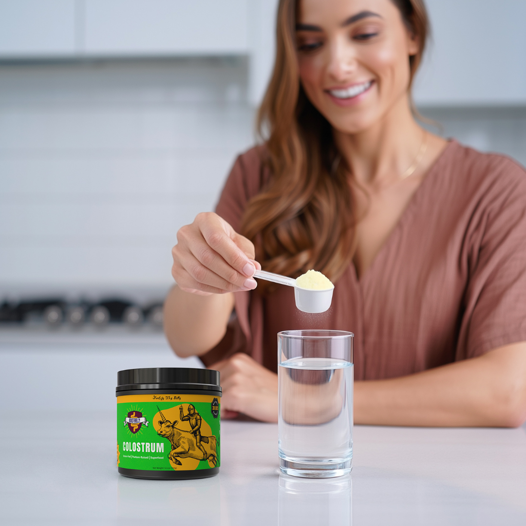 Grass-Fed Colostrum Superfood Powder – Gut, Immunity & Glow